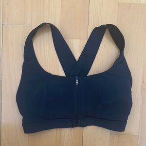 Sweaty Betty Black Sports Bra with Racerback Design